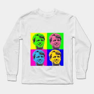 Pop Art - Robert F Kennedy Long Sleeve T-Shirt